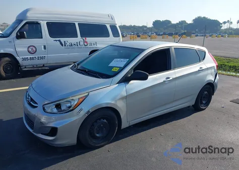 2015 Hyundai Accent Gs from USA, damaged, VIN KMHCT5AE8FU219233